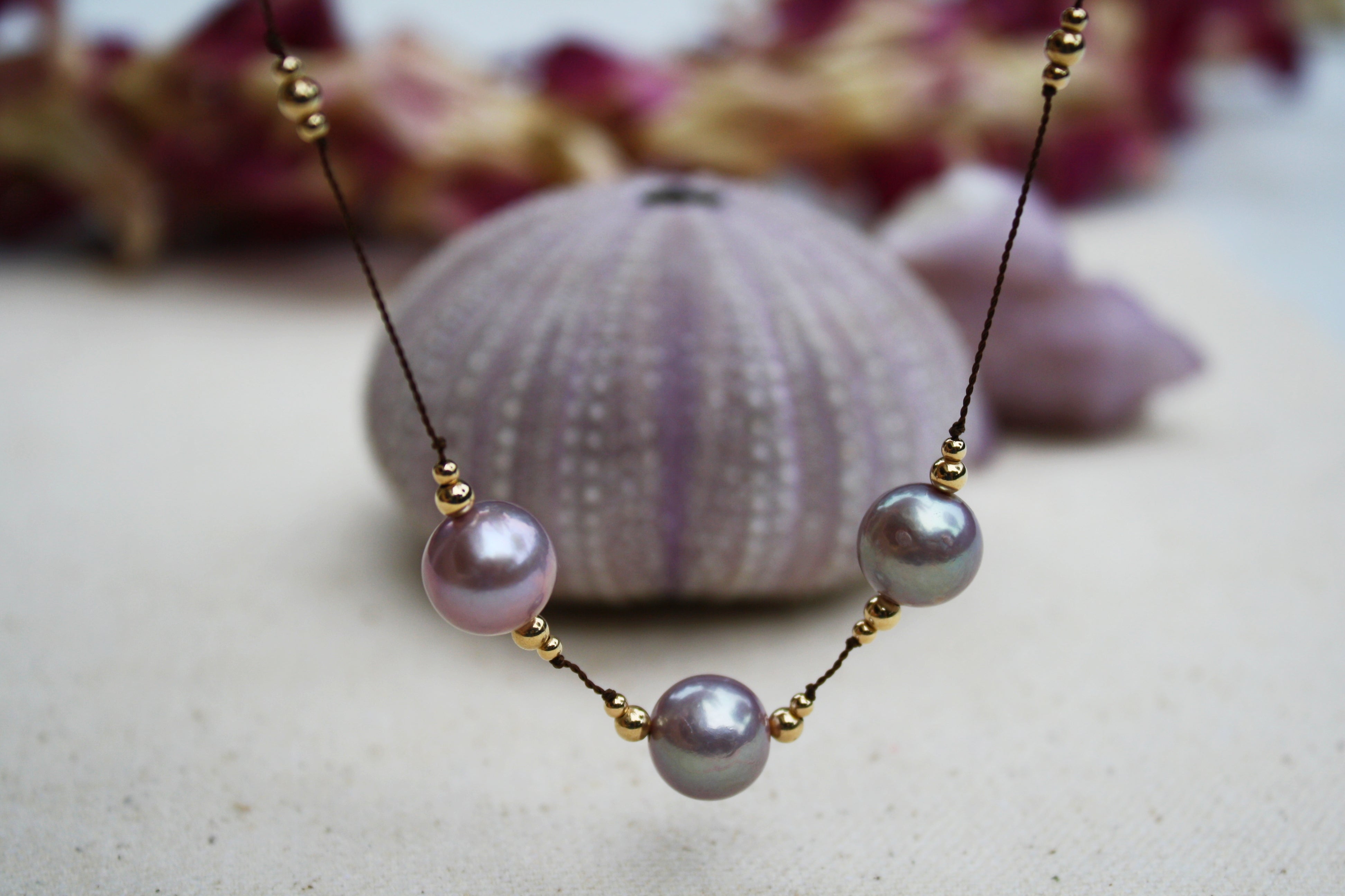 Purple Haze Pearl Necklace
