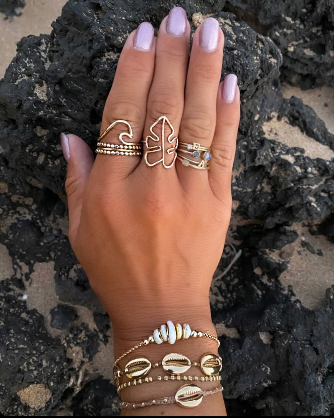 monstera ring Monstera Ring – Island Aura