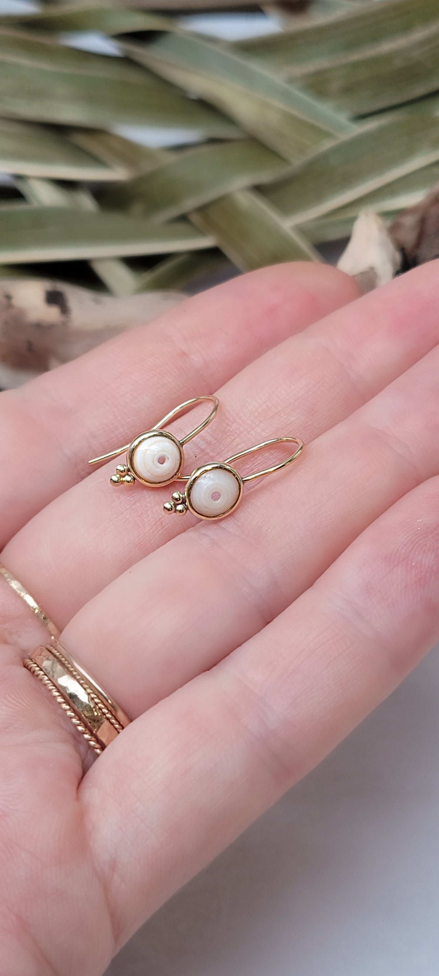 Tiny Treasure Puka Earrings