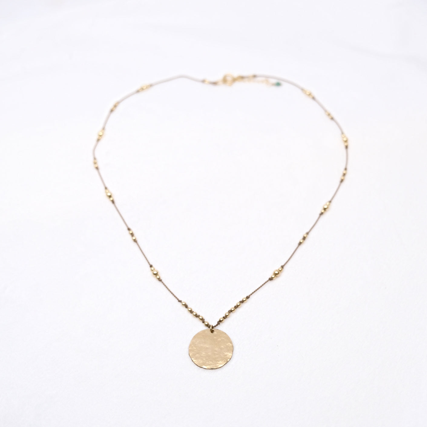 Customizable Luxe Gold Coin Necklace